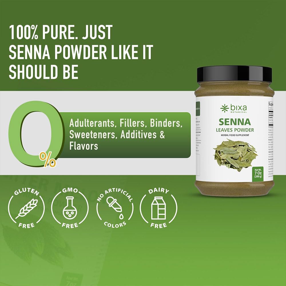 Amazon.com: bixa BOTANICAL Senna Leaves Powder, Cassia